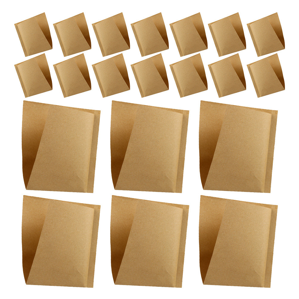 Food Day Snacks - 100Pcs Food Kraft Paper Oil-Proof Triangle