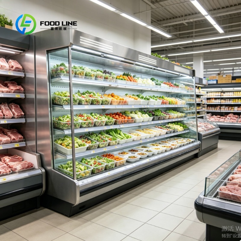 Food Energy Snacks - Customize Refrigerator Chiller Cabinet Display Cooler