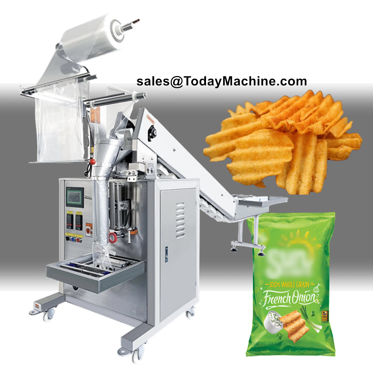 Mixed Seed Snack - Automatic Small Vertical Chain Bucket Filling