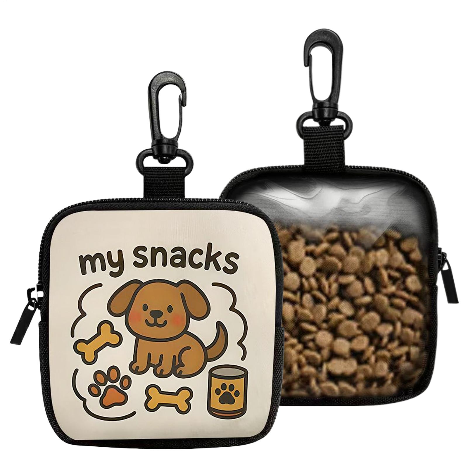 Food Snacks For Hiking - Dog Treat Pouch Portable Food Storage