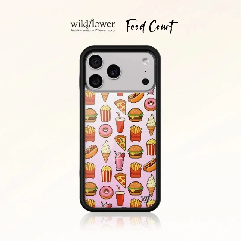 Food Snacks Quotes - Wildflower Luxury Food Court Pizza Hamburger