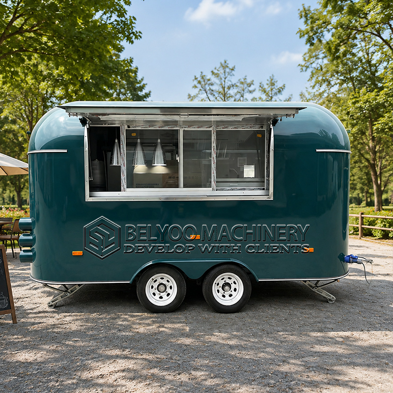 Food In Snacks - Belyoo Commercial Food Trailer Custom Mobile