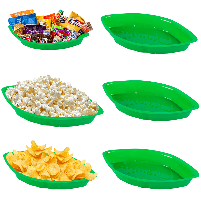 Food Snacks Candy - 6pcs Palm Leaf Shape Food Reusable