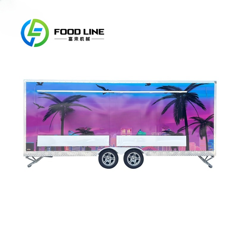 Food Energy Snacks - Compact Street Food Trailer With Energy