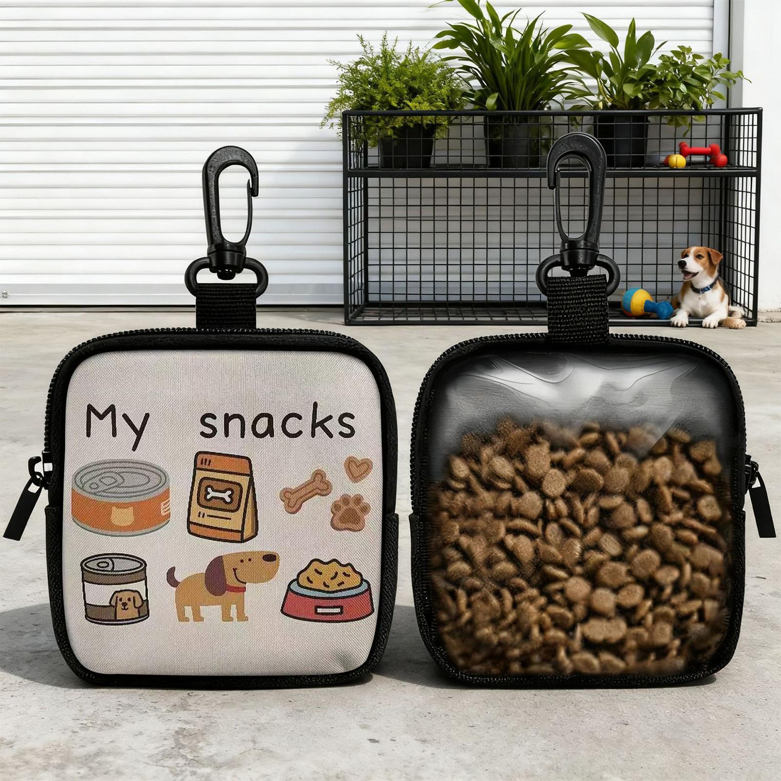 Food Snacks For Hiking - Dog Treat Pouch Portable Food Storage