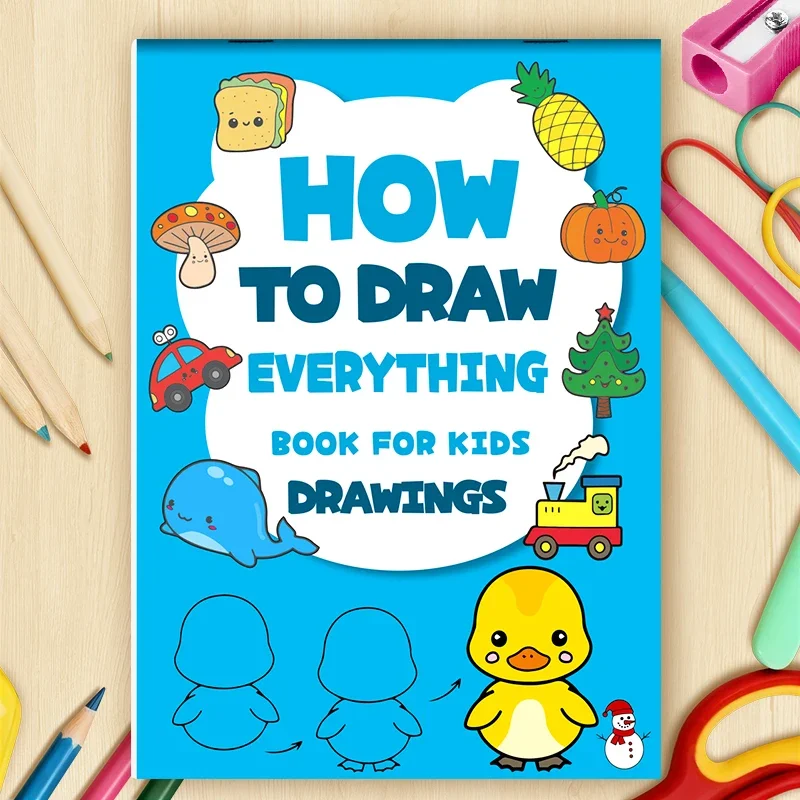 Food And Snacks Coloring Book Bold And Easy - 32 Pages Easy Step Drawing Coloring