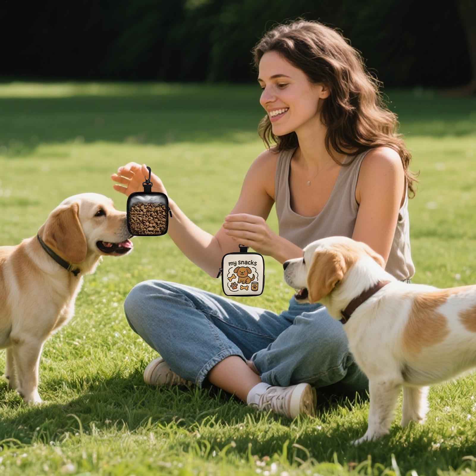 Food Snacks For Hiking - Outdoor Dog Treat Pouch Portable Food