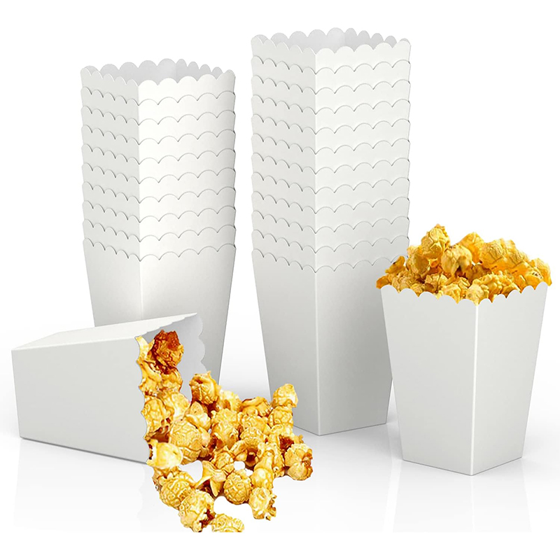 Food Snacks Candy - 12pcs Paper Candy Cartons Popcorn Box