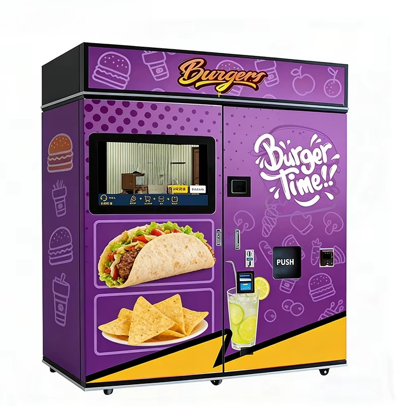 Food In Snacks - Customized Fast Food Vending Machine Microwave