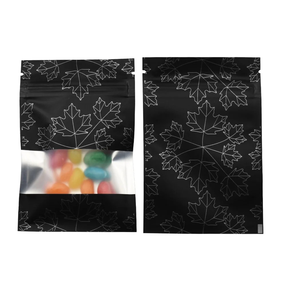 Food Day Snacks - 100Pcs Zip Lock Mylar Foil Bag
