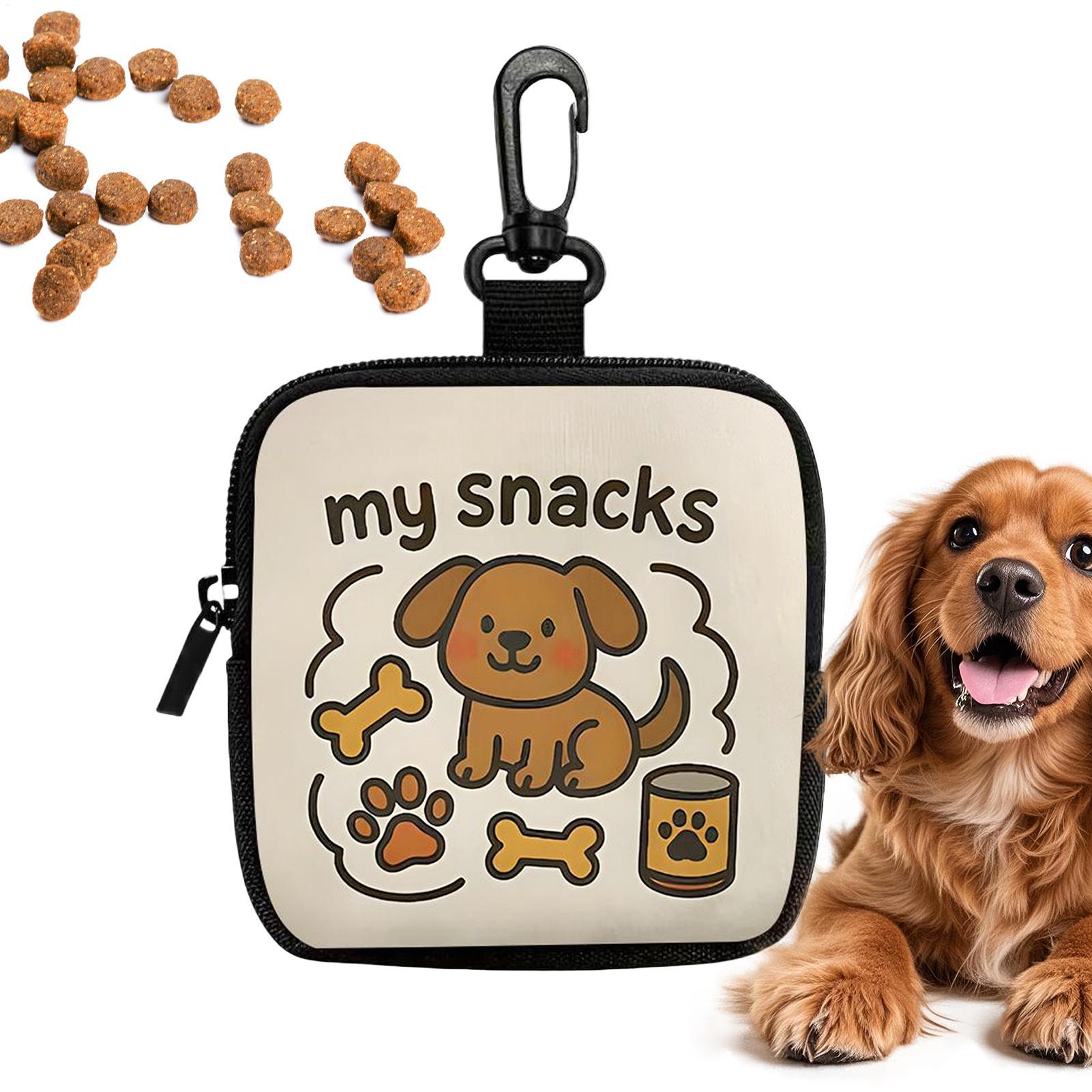 Food Snacks For Hiking - Portable Dog Treat Bag Puppy Training
