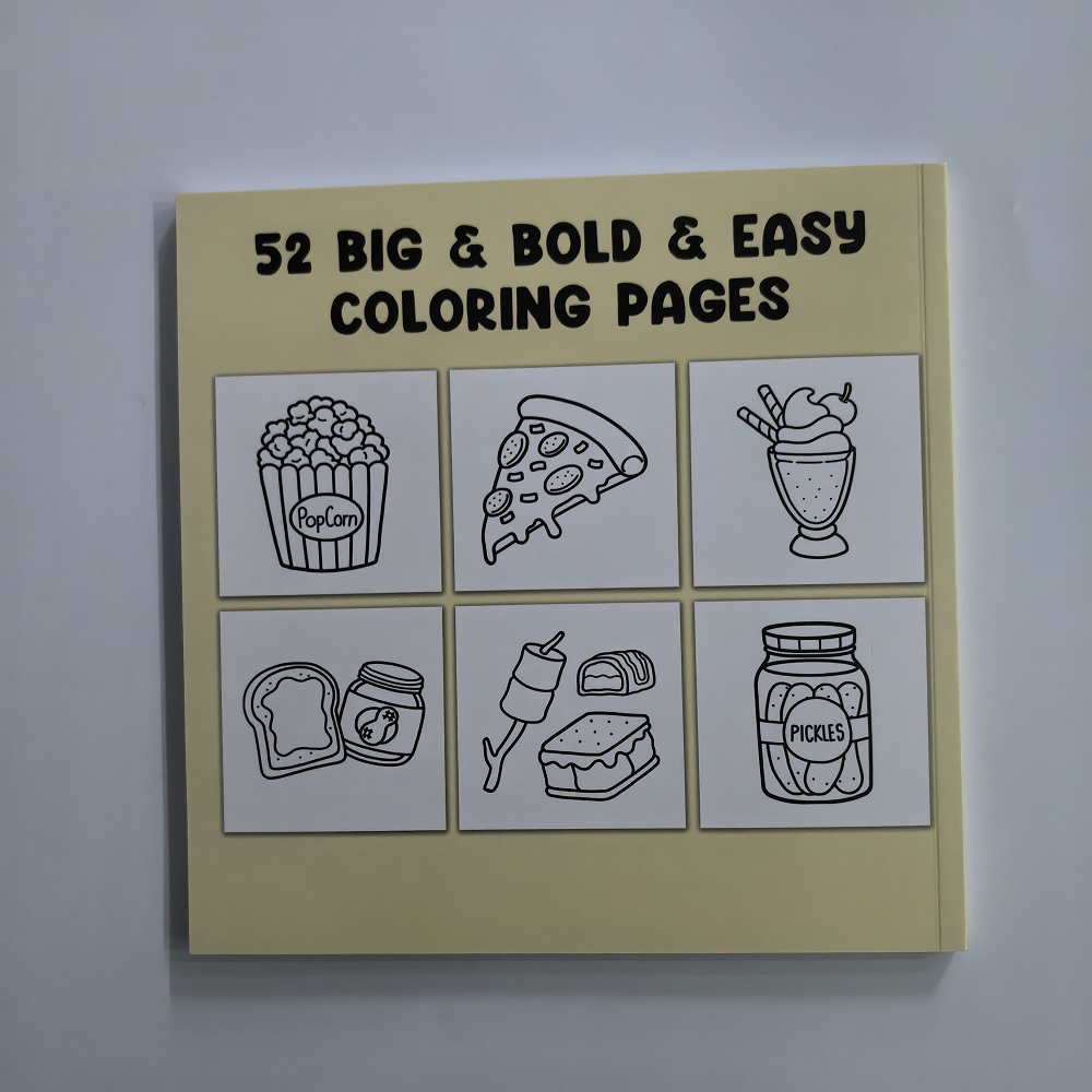 Food Drinks and Desserts Color - Food And Snacks Coloring Book Bold And Easy review and price