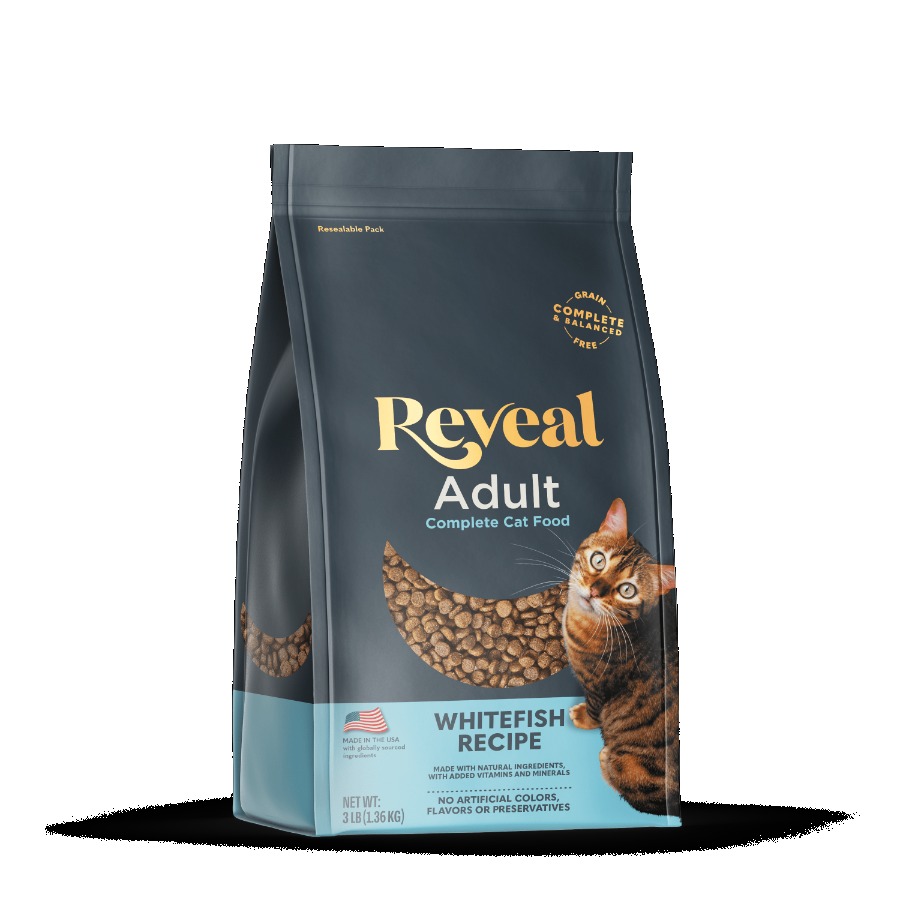 Reveal Dry Cat Food Whitefish  - Food X review and price