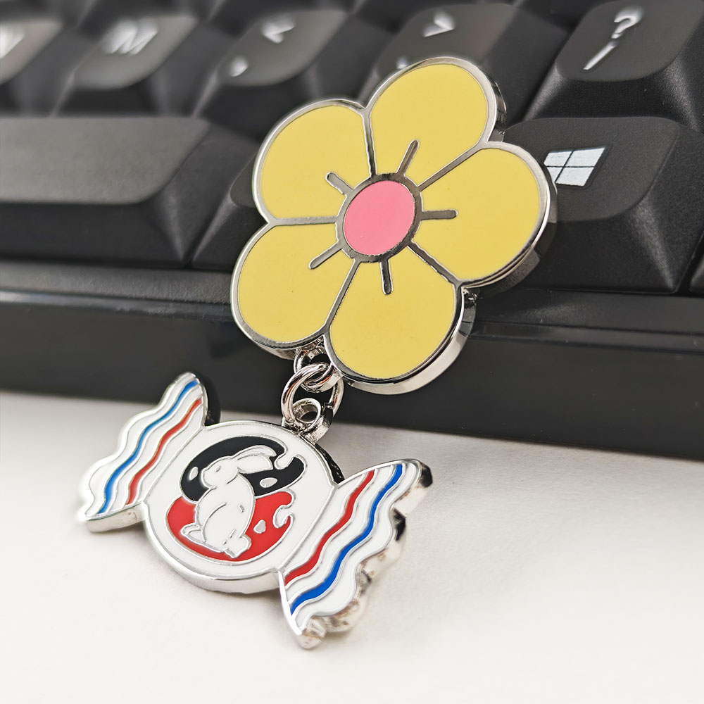 White Rabbit Candy Enamel Pin  - Food Snacks Candy review and price