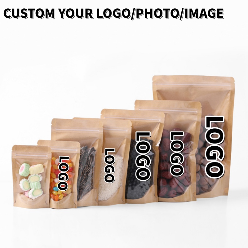 100PCS Clear Front Stand Up Kr - Food Day Snacks review and price