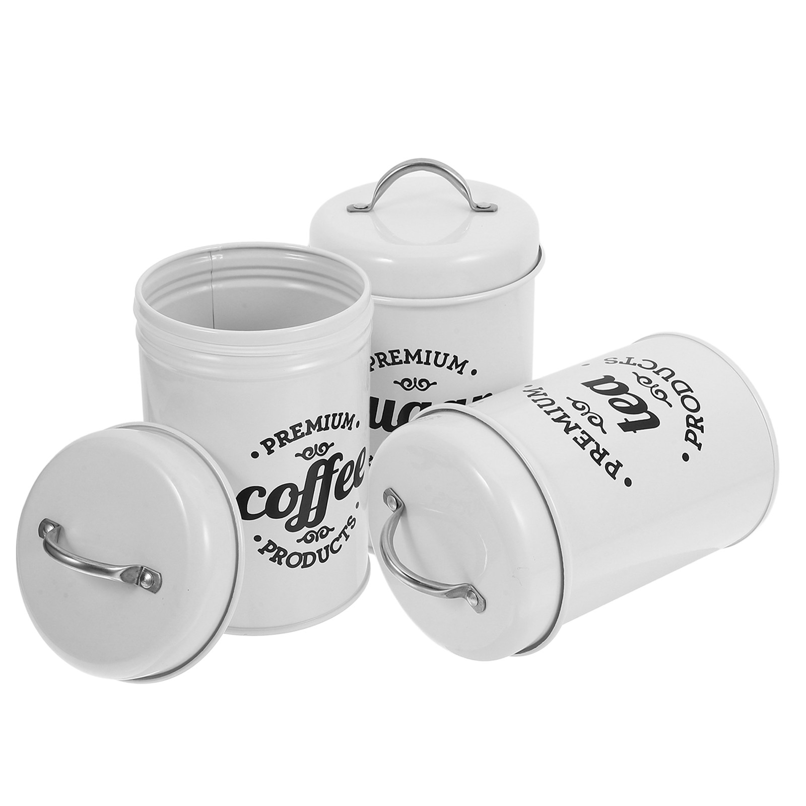 Sealed Iron Canister Set Elega - Food Snacks Candy review and price