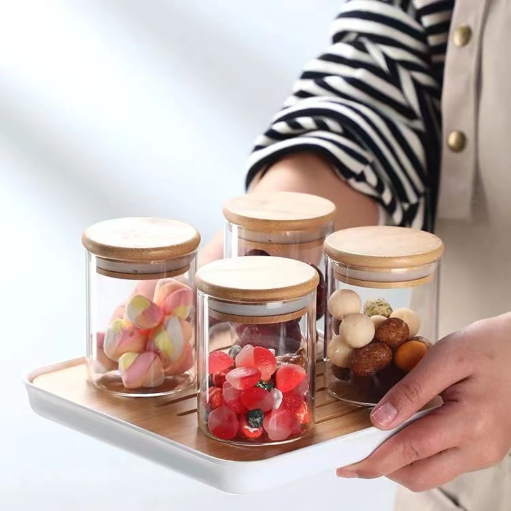 Glass Food Storage Tank with M - Food Snacks Candy review and price