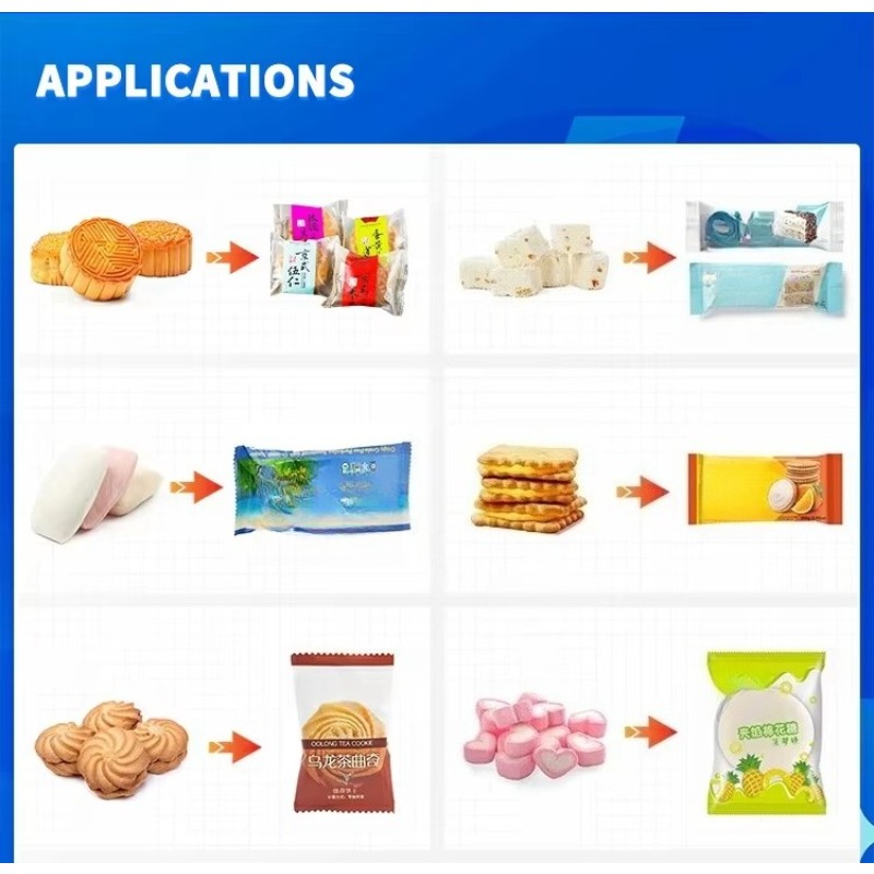 Automatic Pillow Type Packing  - Food Snacks Candy review and price
