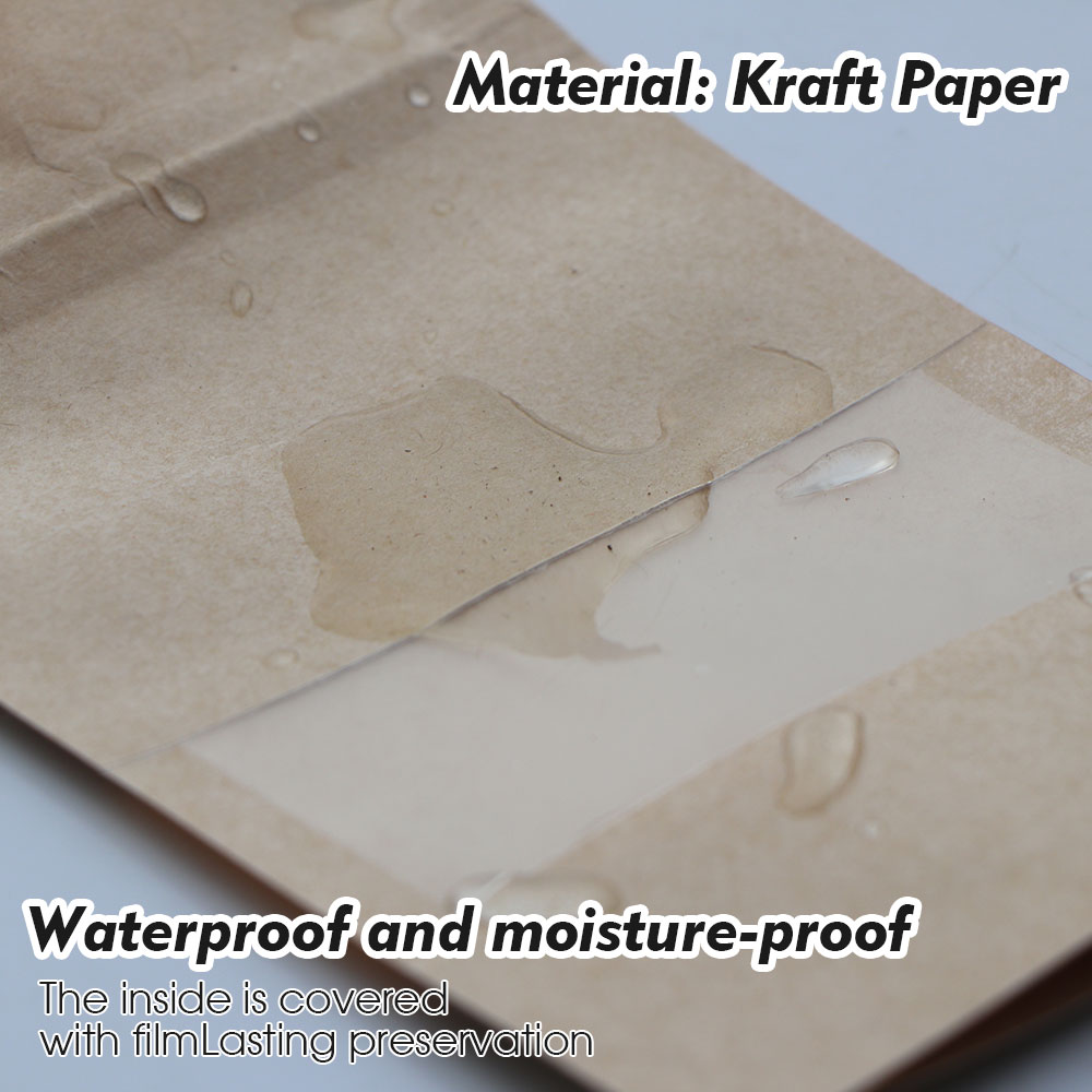 Kraft Paper Zip Lock Bags with - Food Day Snacks review and price