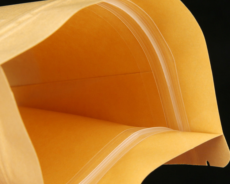 50PCS 3D Stand-up Kraft Paper  - Food Snacks Logos review and price