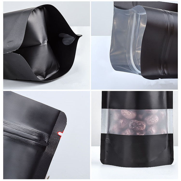 100PCS Stand-up Matte Black Al - Food Day Snacks review and price
