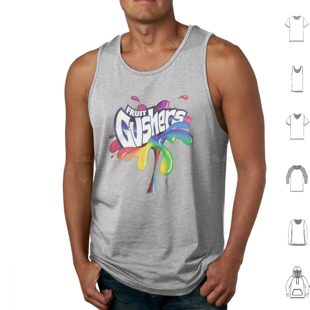 Fruit Gushers 90s Logo Tank To - Food Snacks Logos review and price