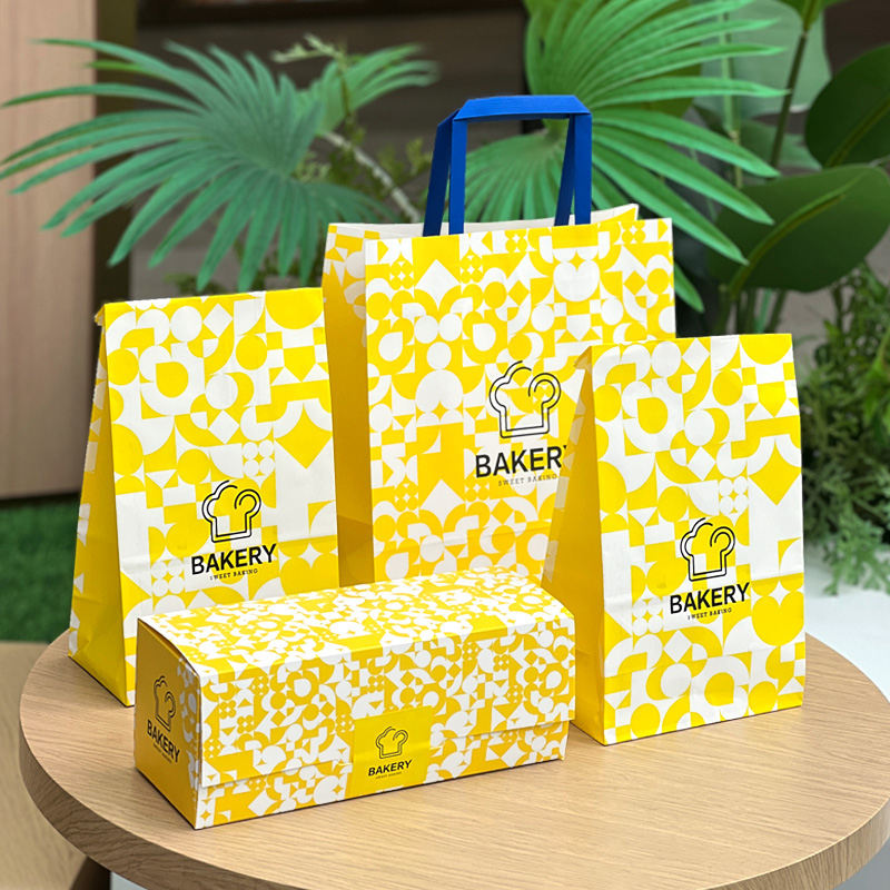 Custom Printing 6 Grid Egg Tar - Food Snacks Logos review and price