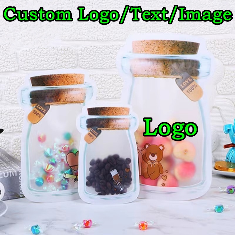 100PCS Wood Lid Mason Jar Bott - Food Snacks Logos review and price