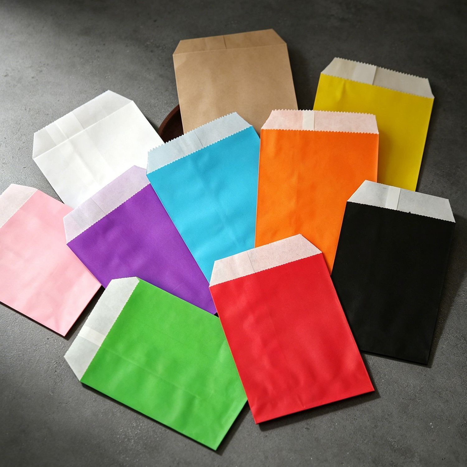 50/100pcs color Gift Kraft Pap - Food Snacks Candy review and price