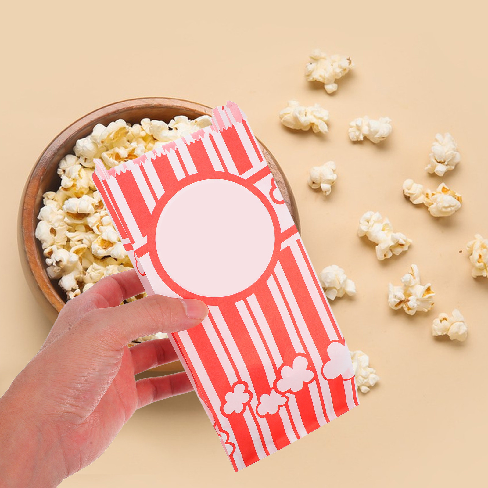 30Pcs Greaseproof Popcorn Bags - Food In Snacks review and price